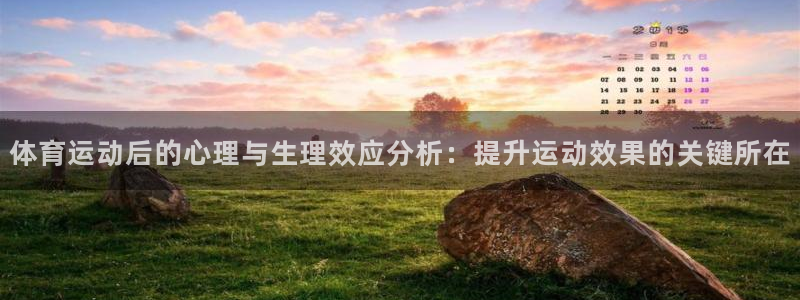 乐球体育火箭对公牛录像：体育运动后的心理与生理效应分析：提升运动效果的关键所在